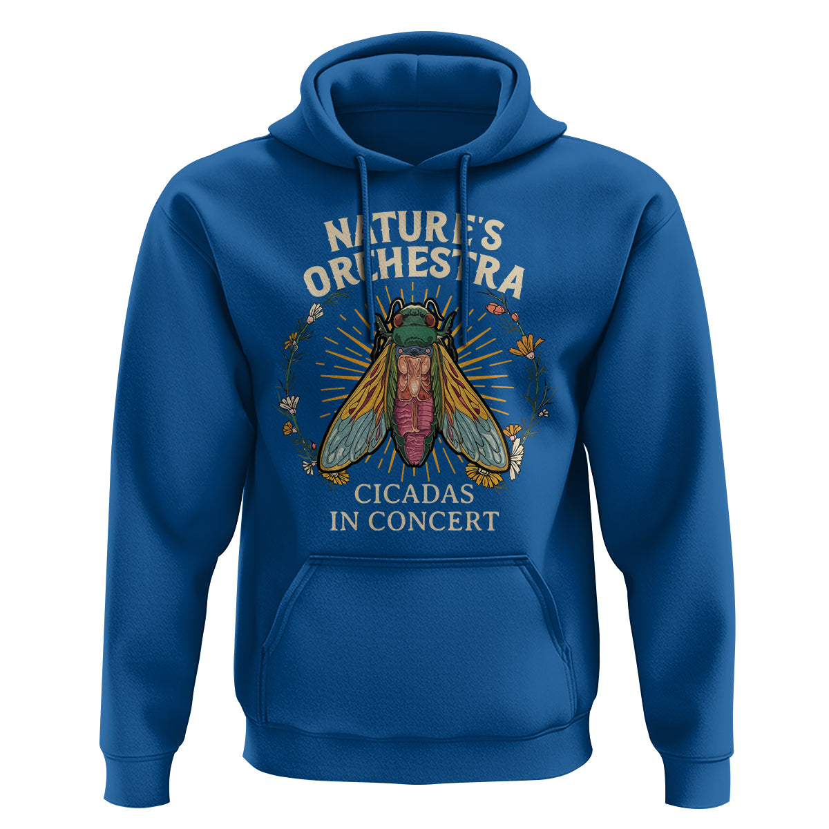 Cicada Lover Hoodie Nature's Orchestra Cicadas Concert - Wonder Print Shop