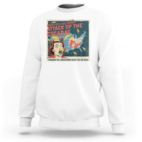 Funny Attack Of The Cicadas U.S Tour 2024 Sweatshirt - Wonder Print Shop