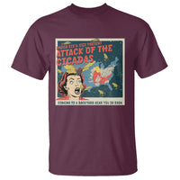 Funny Attack Of The Cicadas U.S Tour 2024 T Shirt - Wonder Print Shop
