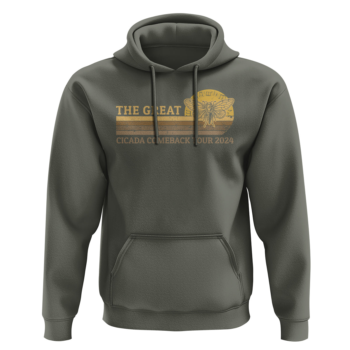 The Great Cicada Comeback Tour 2024 Hoodie - Wonder Print Shop