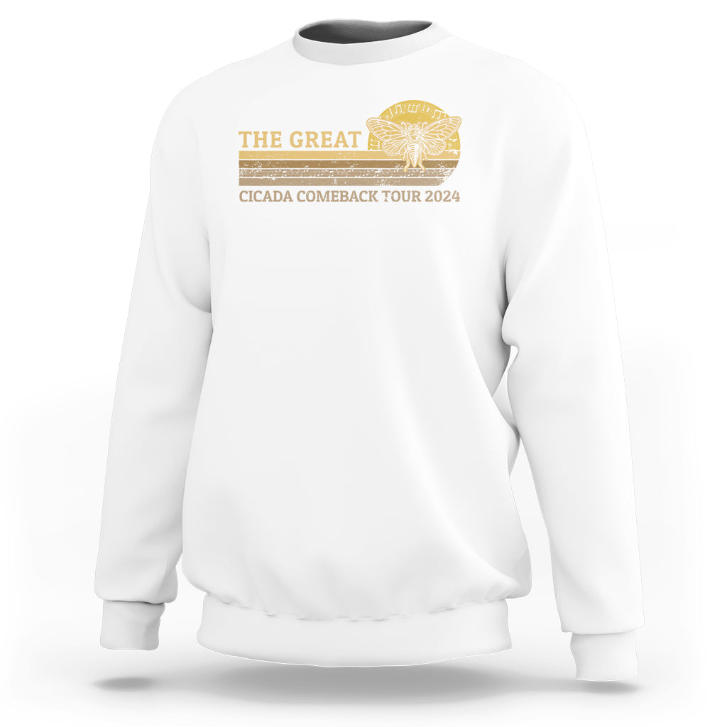 The Great Cicada Comeback Tour 2024 Sweatshirt - Wonder Print Shop