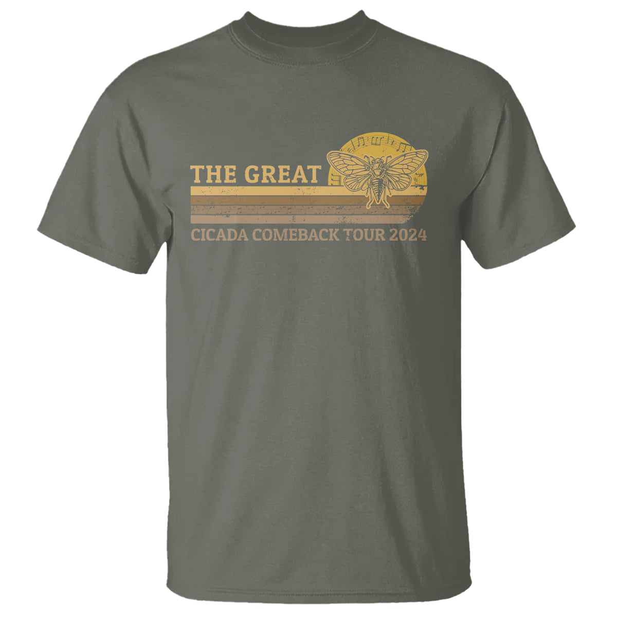 The Great Cicada Comeback Tour 2024 T Shirt - Wonder Print Shop