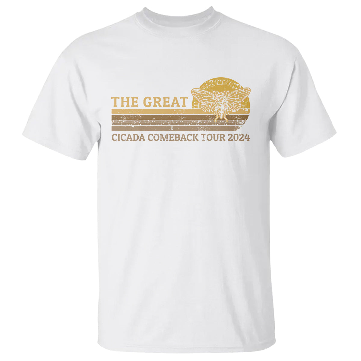 The Great Cicada Comeback Tour 2024 T Shirt - Wonder Print Shop