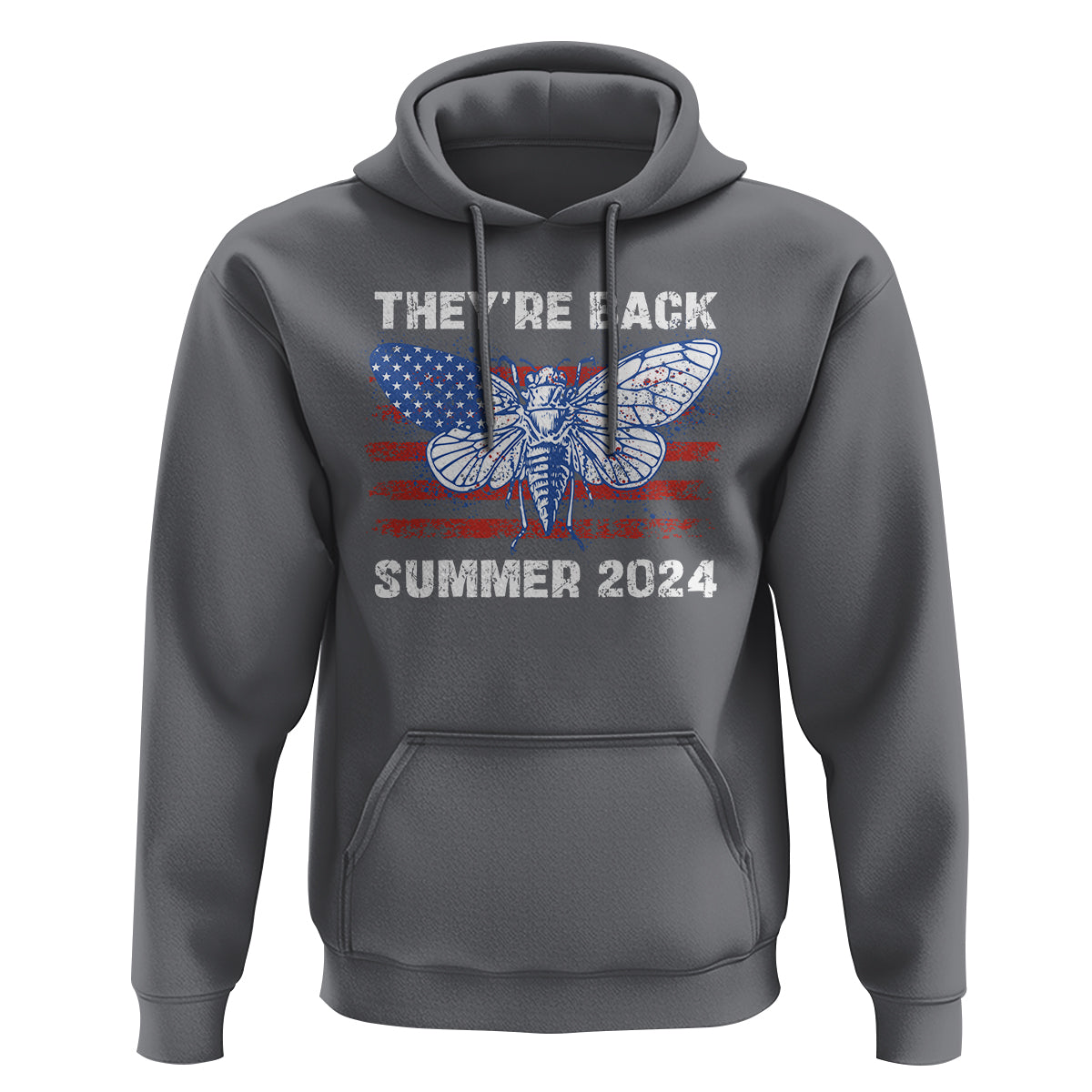 Cicada Invasion U.S Tour They're Back Summer 2024 Hoodie - Wonder Print Shop