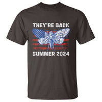 Cicada Invasion U.S Tour They're Back Summer 2024 T Shirt - Wonder Print Shop