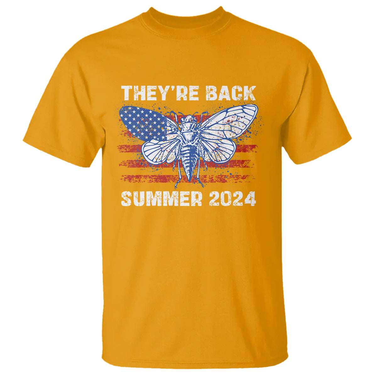 Cicada Invasion U.S Tour They're Back Summer 2024 T Shirt - Wonder Print Shop