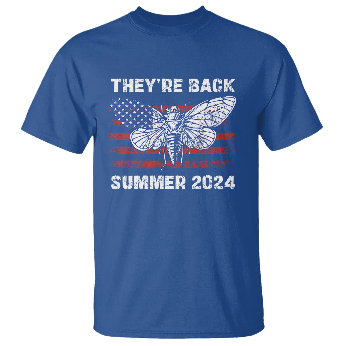 Cicada Invasion U.S Tour They're Back Summer 2024 T Shirt - Wonder Print Shop