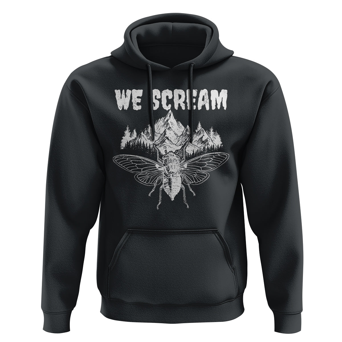 We Scream Funny Summer Cicada Hoodie - Wonder Print Shop