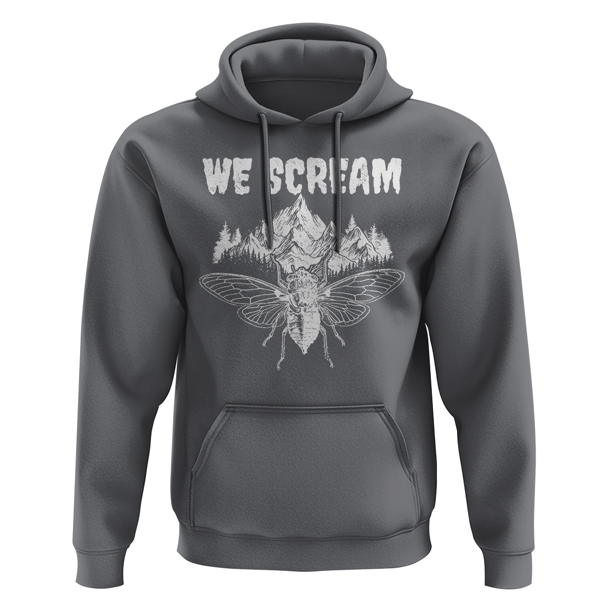 We Scream Funny Summer Cicada Hoodie - Wonder Print Shop