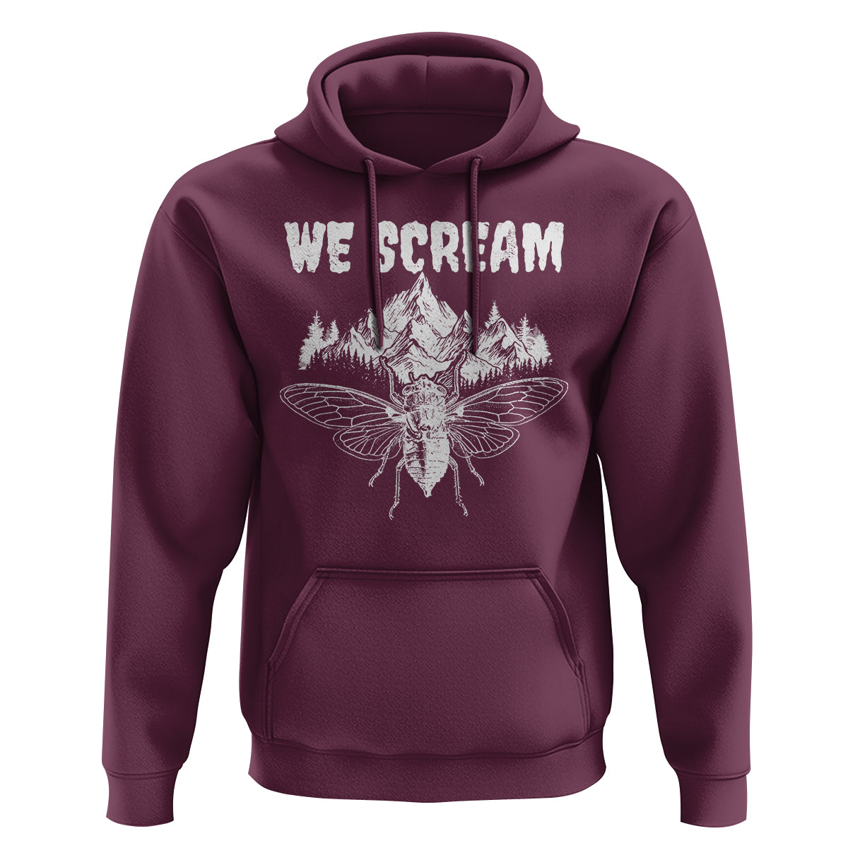 We Scream Funny Summer Cicada Hoodie - Wonder Print Shop