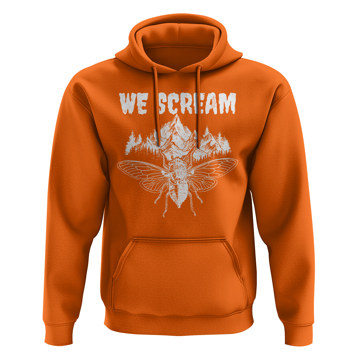 We Scream Funny Summer Cicada Hoodie - Wonder Print Shop