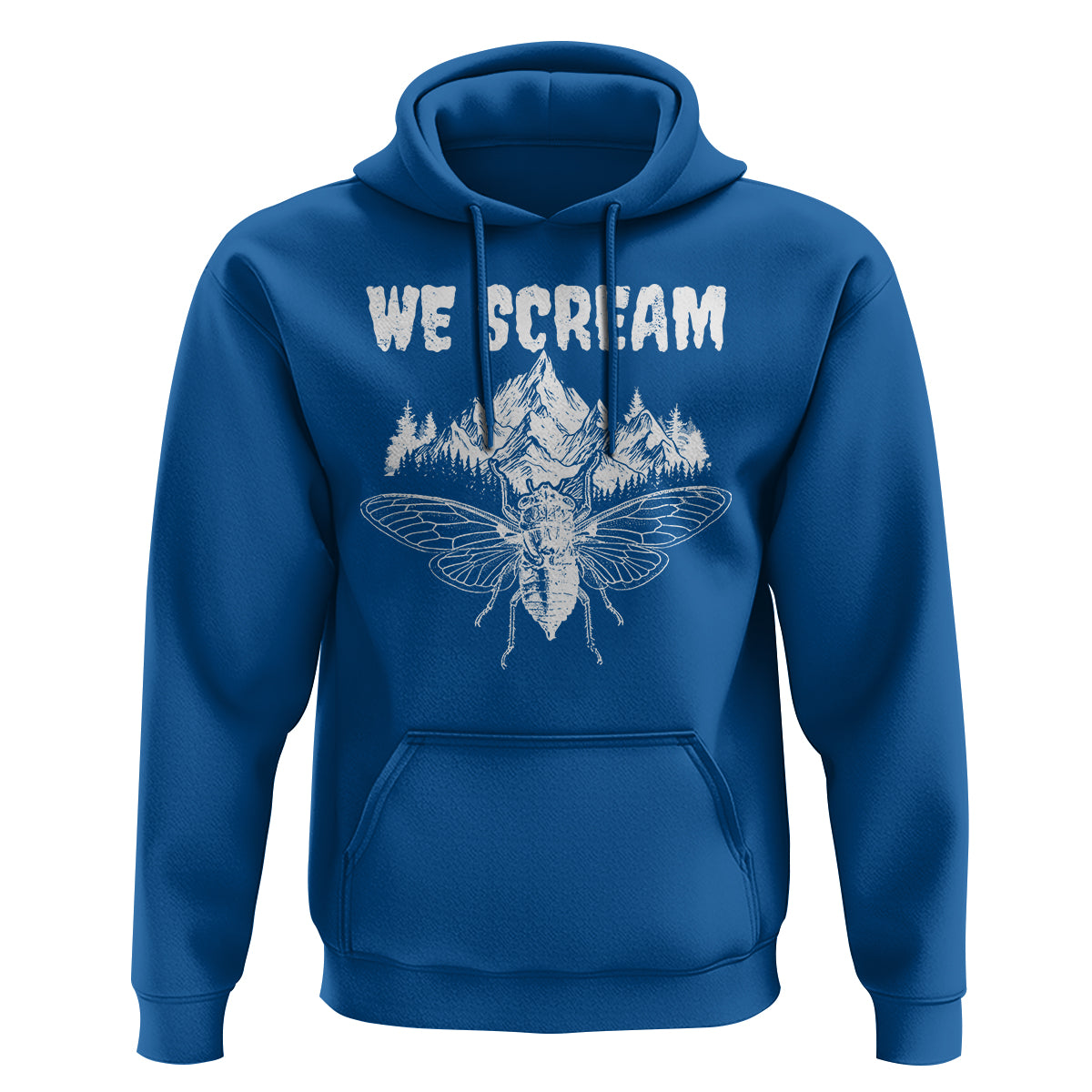 We Scream Funny Summer Cicada Hoodie - Wonder Print Shop