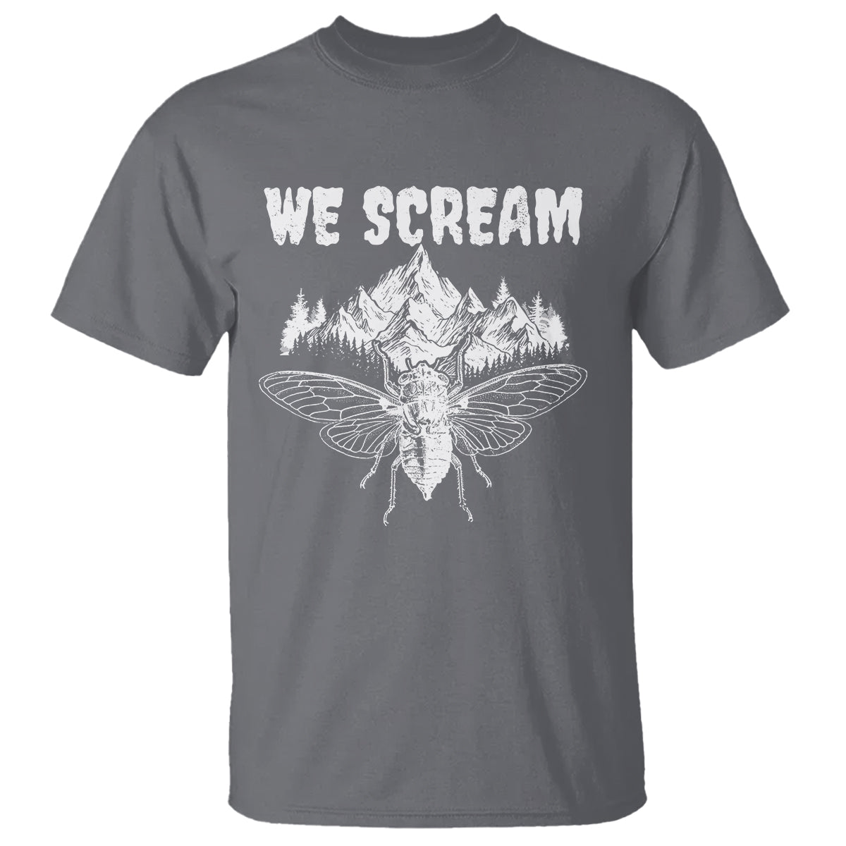We Scream Funny Summer Cicada T Shirt - Wonder Print Shop