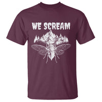 We Scream Funny Summer Cicada T Shirt - Wonder Print Shop