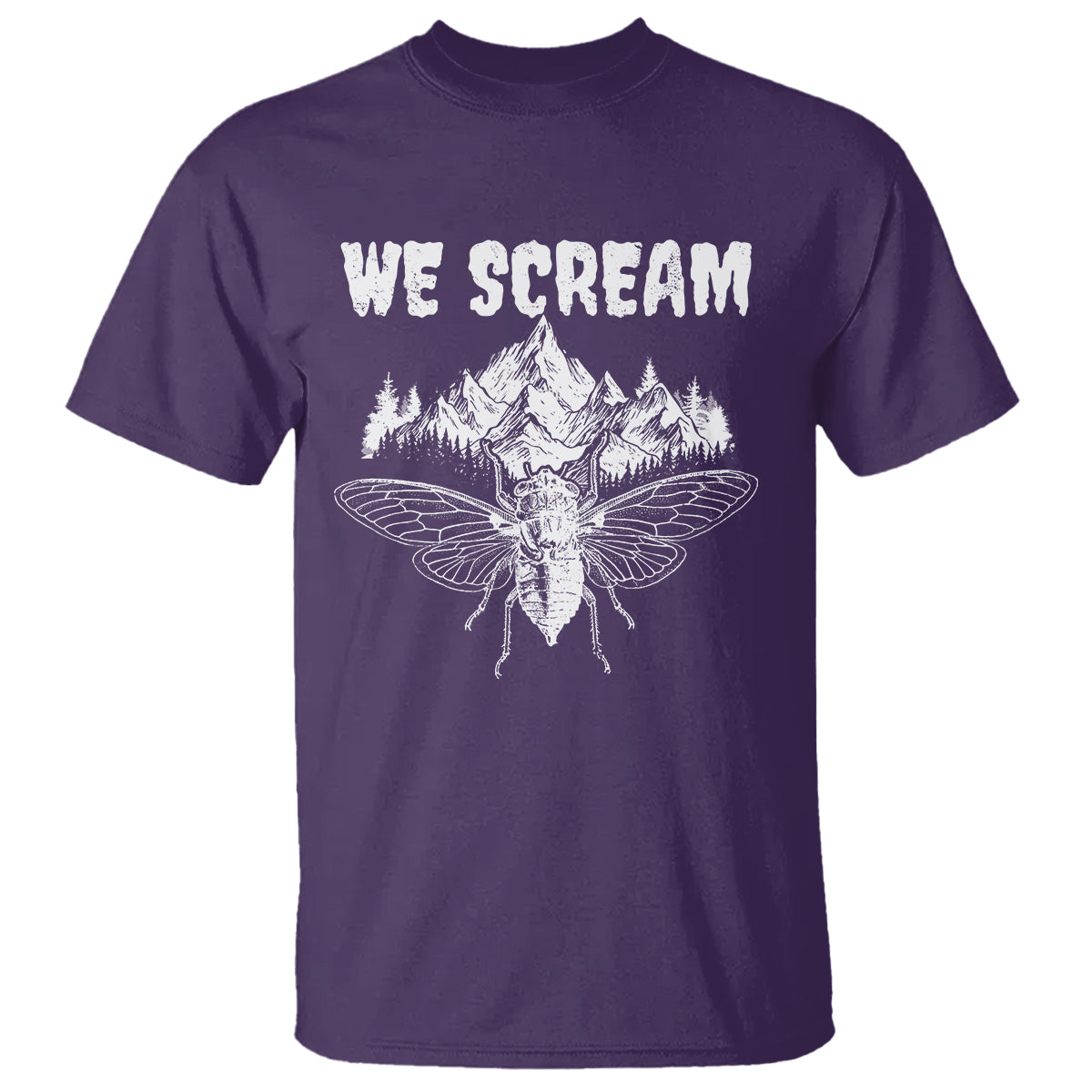We Scream Funny Summer Cicada T Shirt - Wonder Print Shop