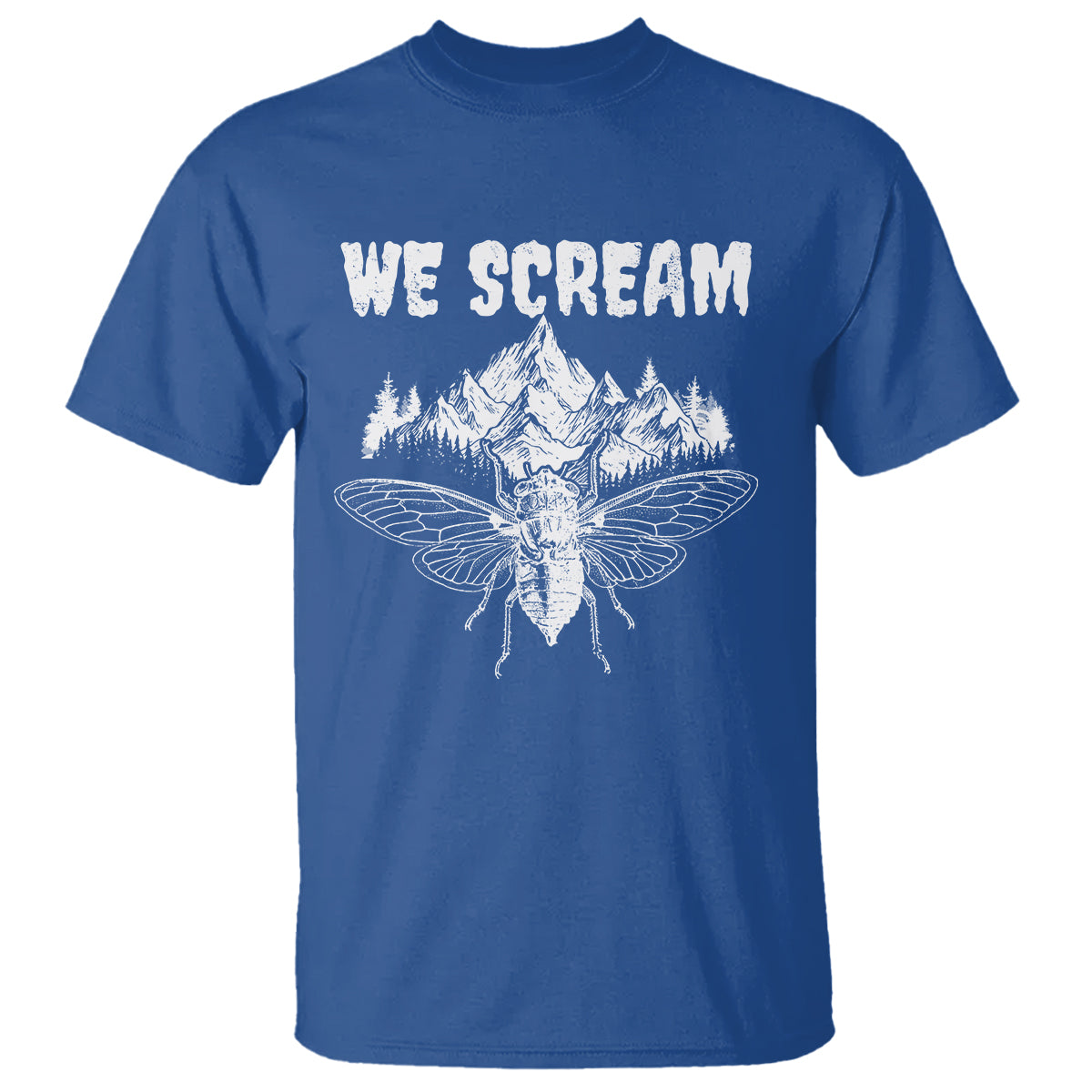 We Scream Funny Summer Cicada T Shirt - Wonder Print Shop