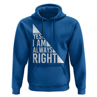 Funny Math Teacher Hoodie I Am Always Right - Wonder Print Shop