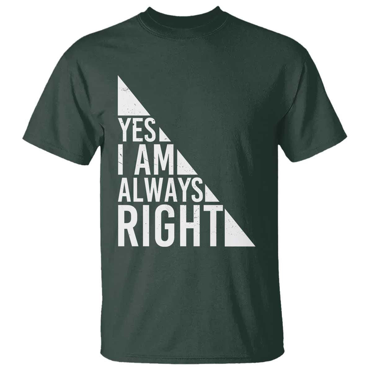 Funny Math Teacher T Shirt I Am Always Right - Wonder Print Shop