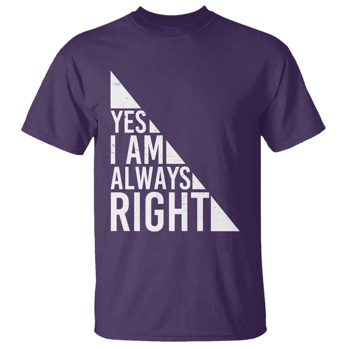 Funny Math Teacher T Shirt I Am Always Right - Wonder Print Shop