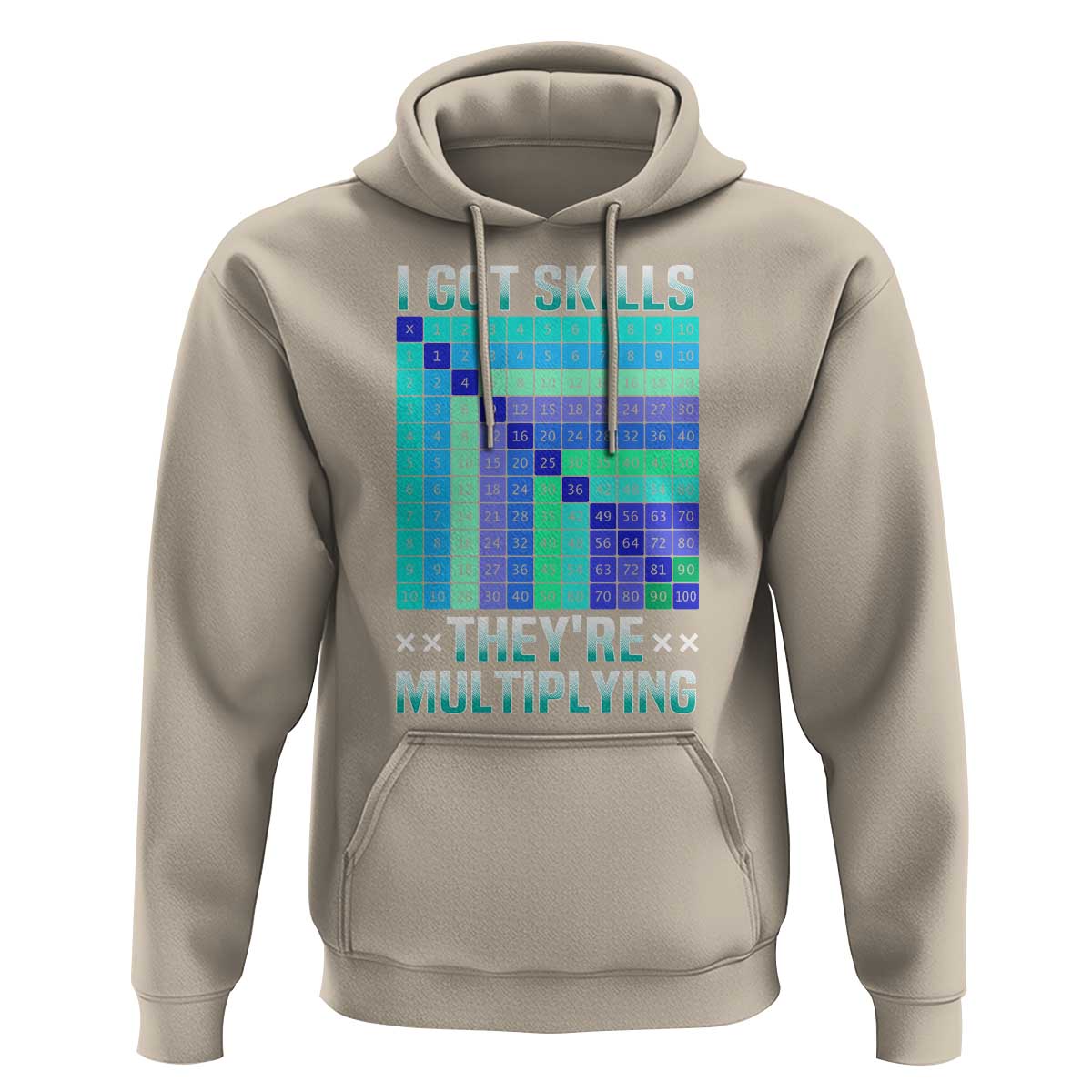 Math Lover Hoodie I Got Skills They're Multiplying - Wonder Print Shop