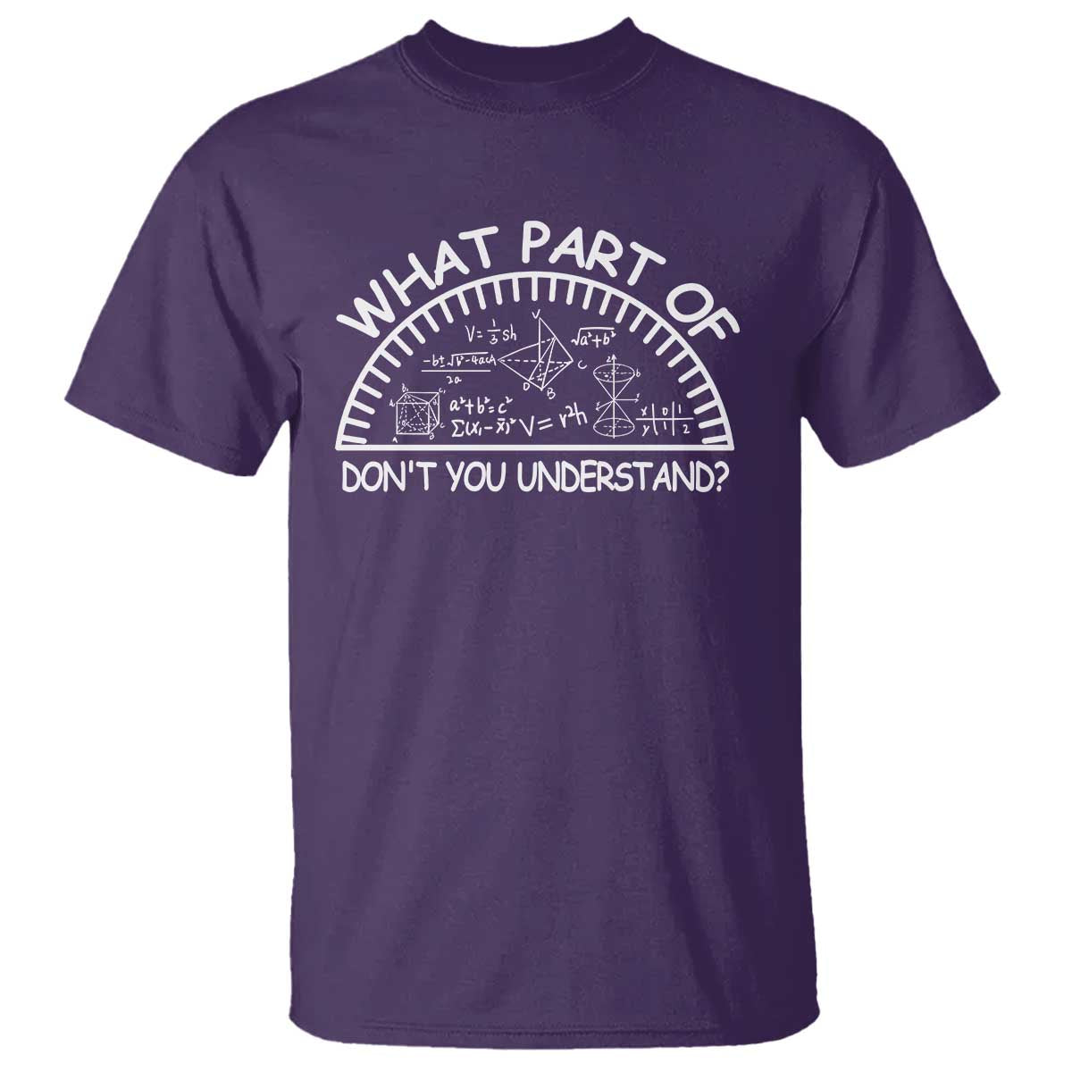 Funny Math Lover T Shirt What Part Of This Don't You Understand - Wonder Print Shop