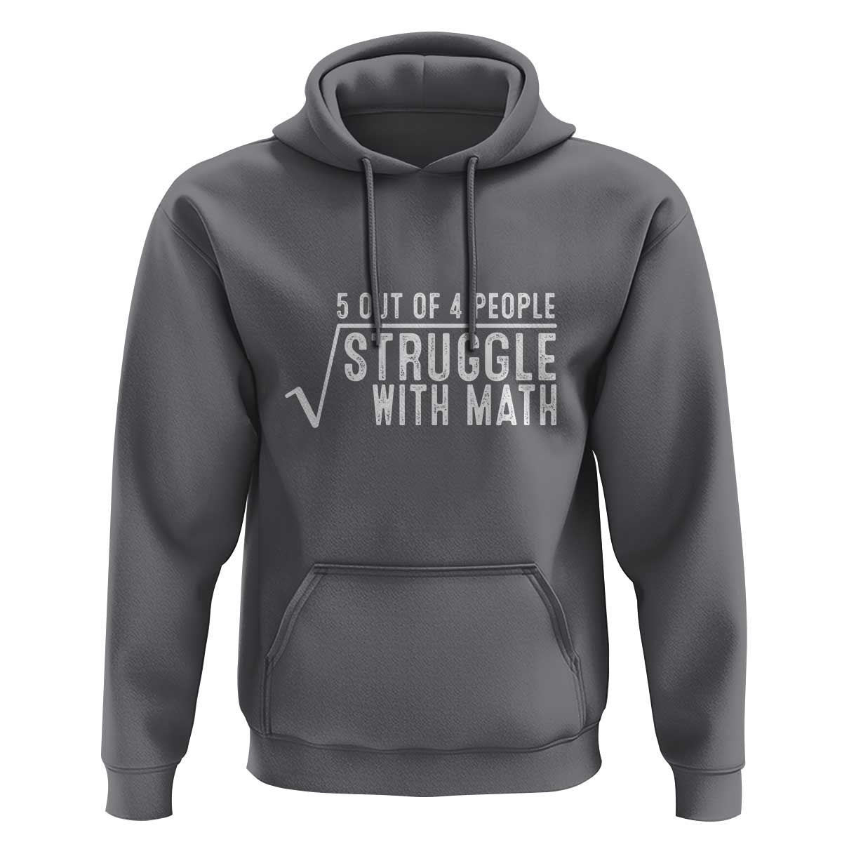 Funny 5 of 4 People Struggle With Math Hoodie - Wonder Print Shop