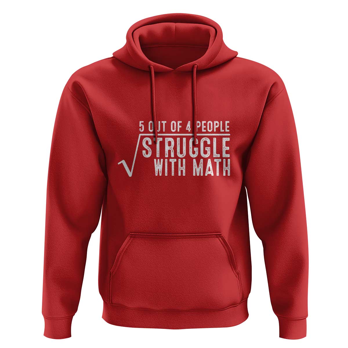 Funny 5 of 4 People Struggle With Math Hoodie - Wonder Print Shop