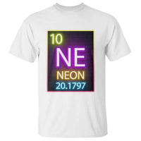 Chemistry Teacher Neon Periodic Table T Shirt - Wonder Print Shop