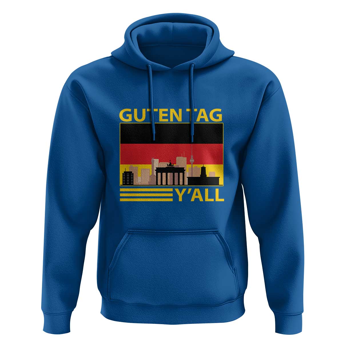 Germany Hoodie Guten Tag Y'all German Flag - Wonder Print Shop