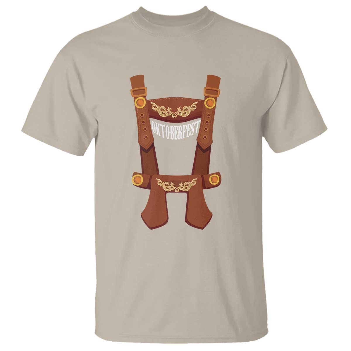 Oktoberfest T Shirt Lederhosen Simple Costume German Beer Festival - Wonder Print Shop