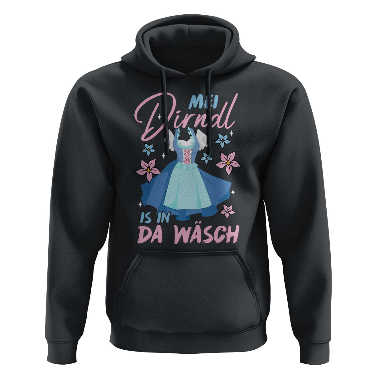 Oktoberfest Hoodie Mei Dirndl In Da Wasch German Girls Women - Wonder Print Shop