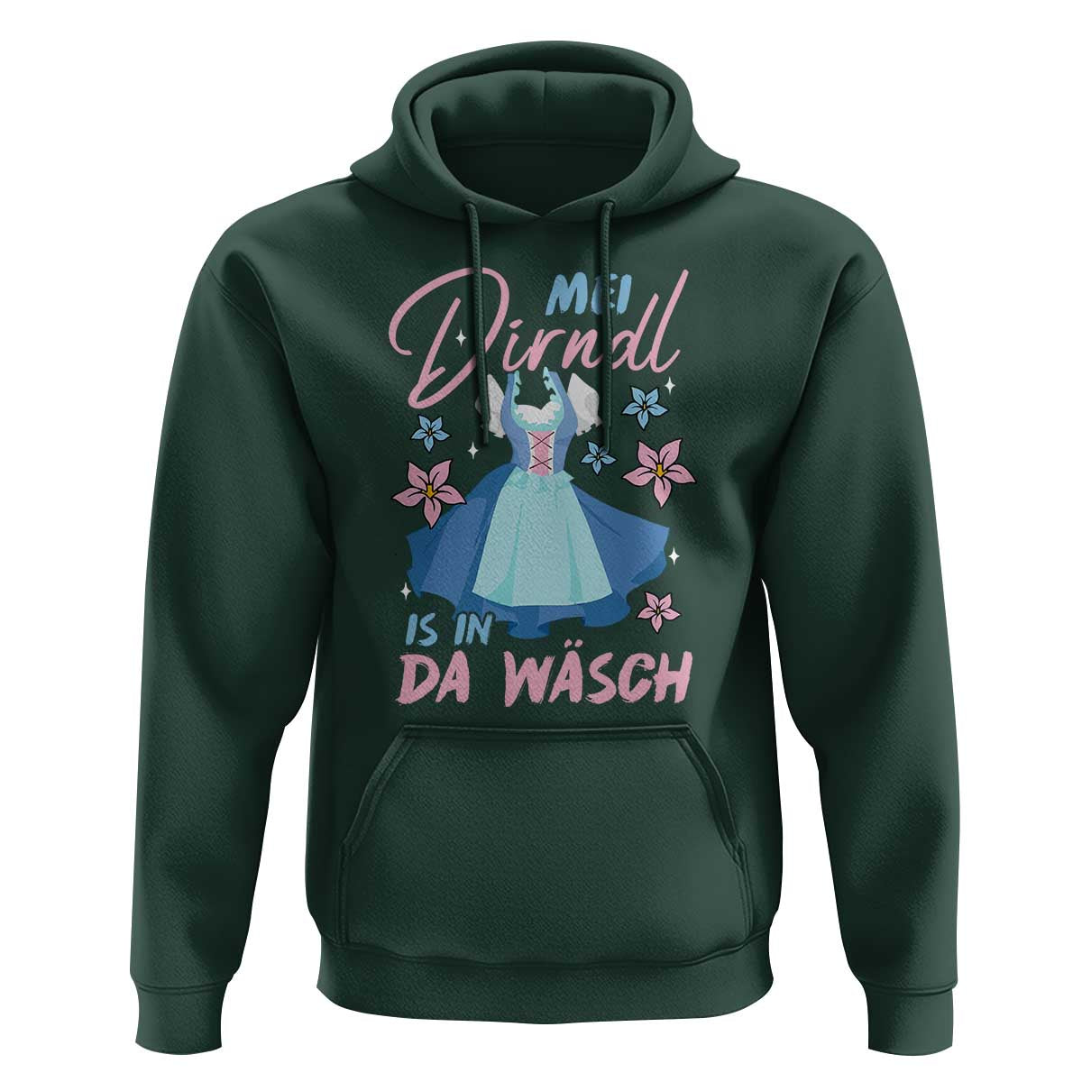 Oktoberfest Hoodie Mei Dirndl In Da Wasch German Girls Women - Wonder Print Shop