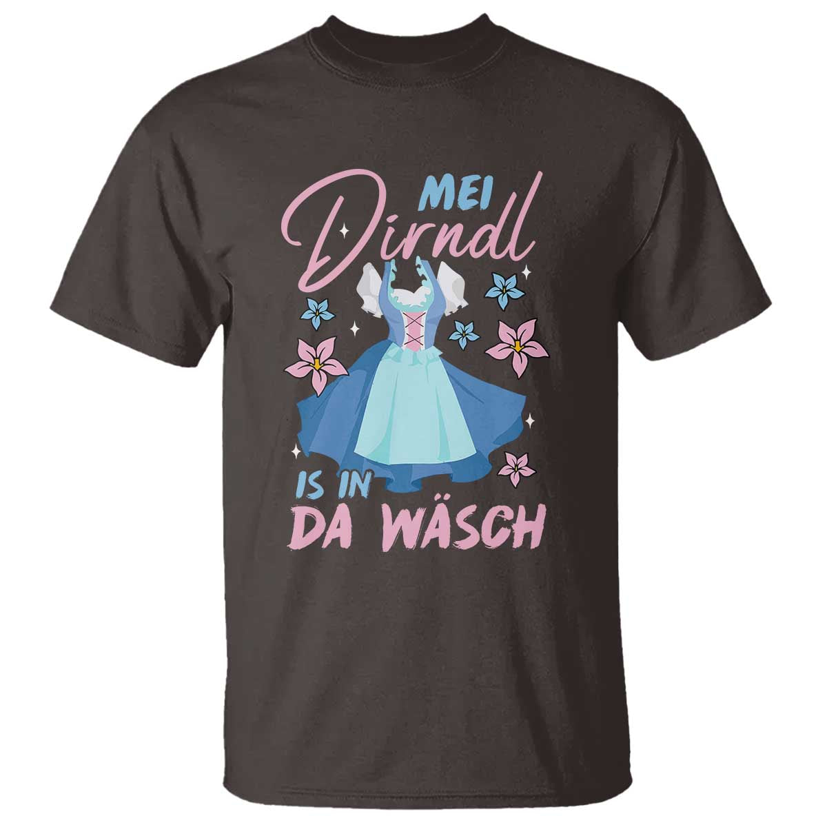Oktoberfest T Shirt Mei Dirndl In Da Wasch German Girls Women - Wonder Print Shop