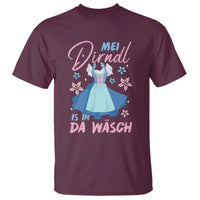 Oktoberfest T Shirt Mei Dirndl In Da Wasch German Girls Women - Wonder Print Shop