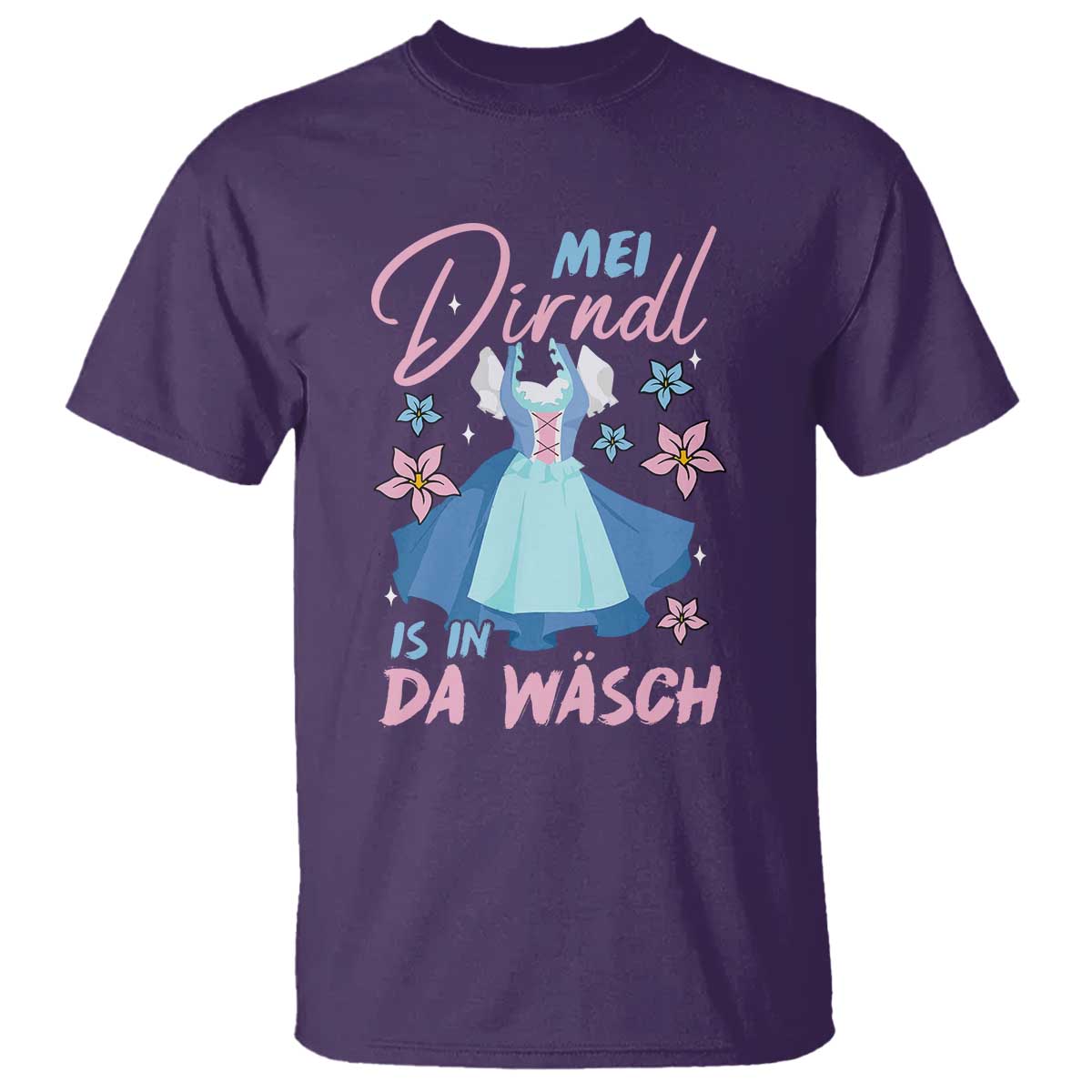 Oktoberfest T Shirt Mei Dirndl In Da Wasch German Girls Women - Wonder Print Shop