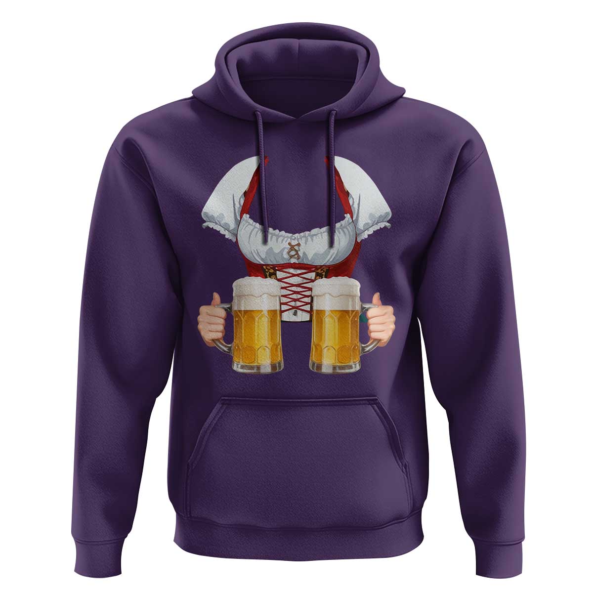 Oktoberfest Hoodie Drindl Simple Costume German Girls Women Beer Festival - Wonder Print Shop