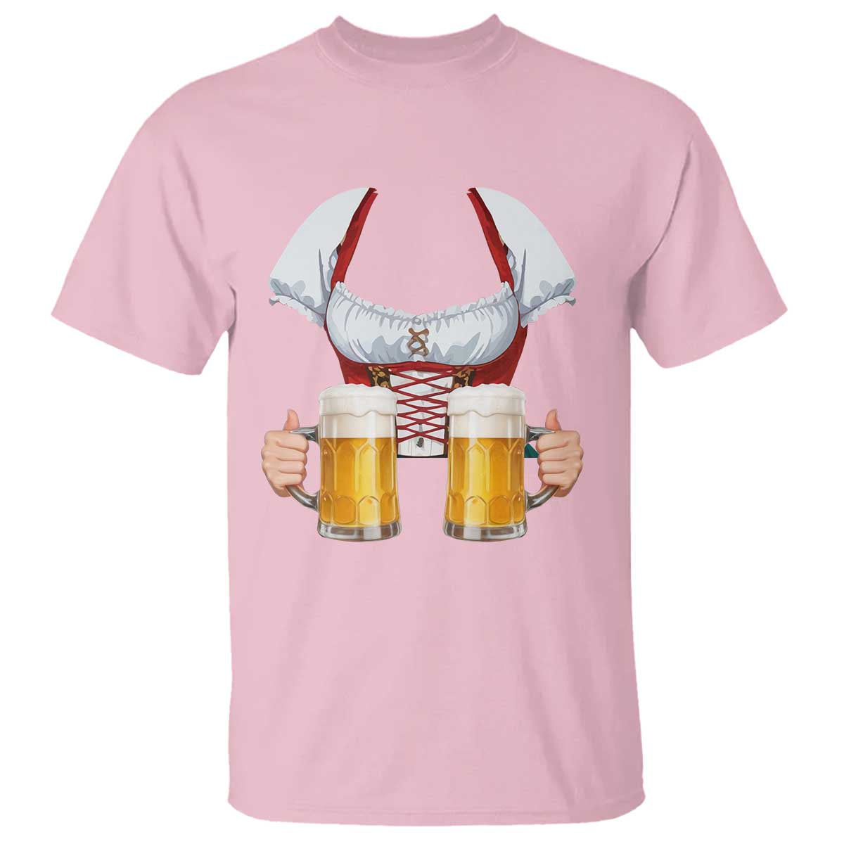 Oktoberfest T Shirt Drindl Simple Costume German Girls Women Beer Festival - Wonder Print Shop