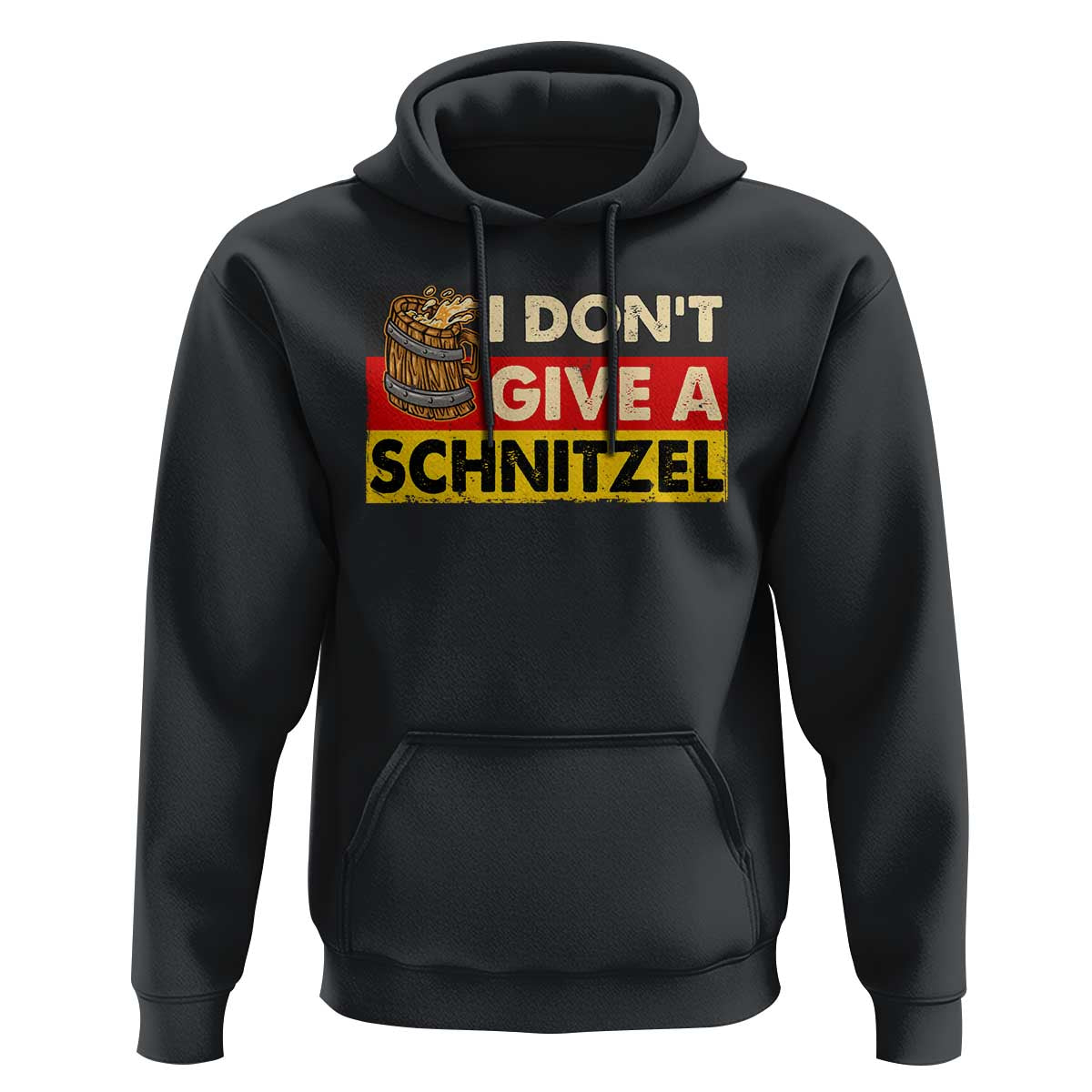 Oktoberfest Hoodie I Don't Give A Schnitzel German Beer - Wonder Print Shop
