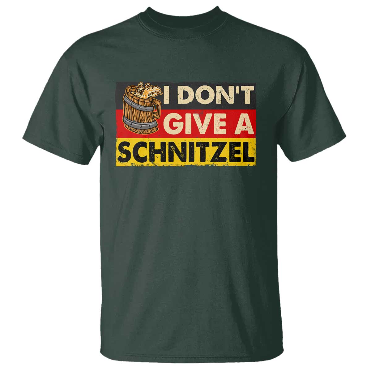 Oktoberfest T Shirt I Don't Give A Schnitzel German Beer - Wonder Print Shop