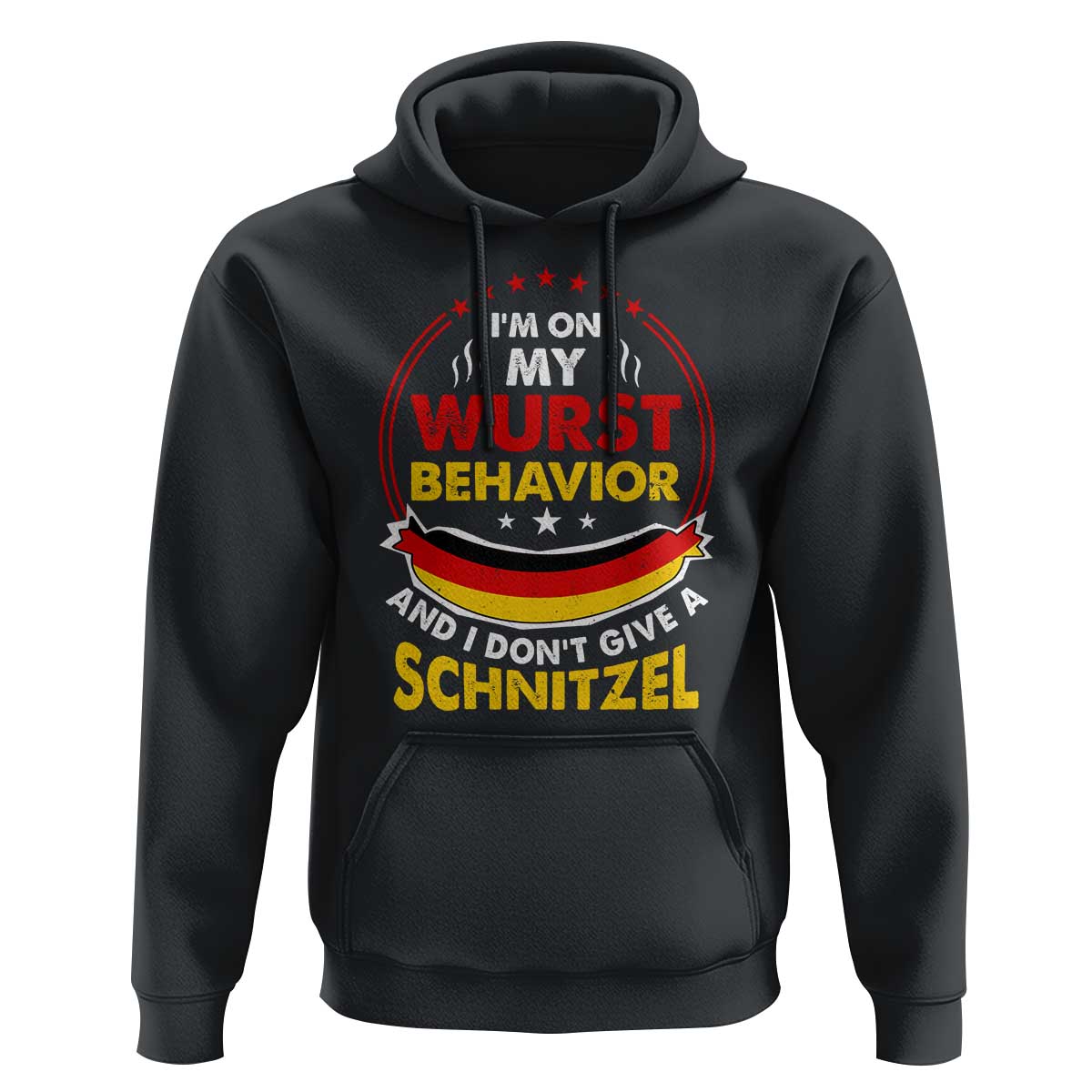Oktoberfest Hoodie On My Wurst Behavior I Dont Give A Schnitzel German Beer - Wonder Print Shop