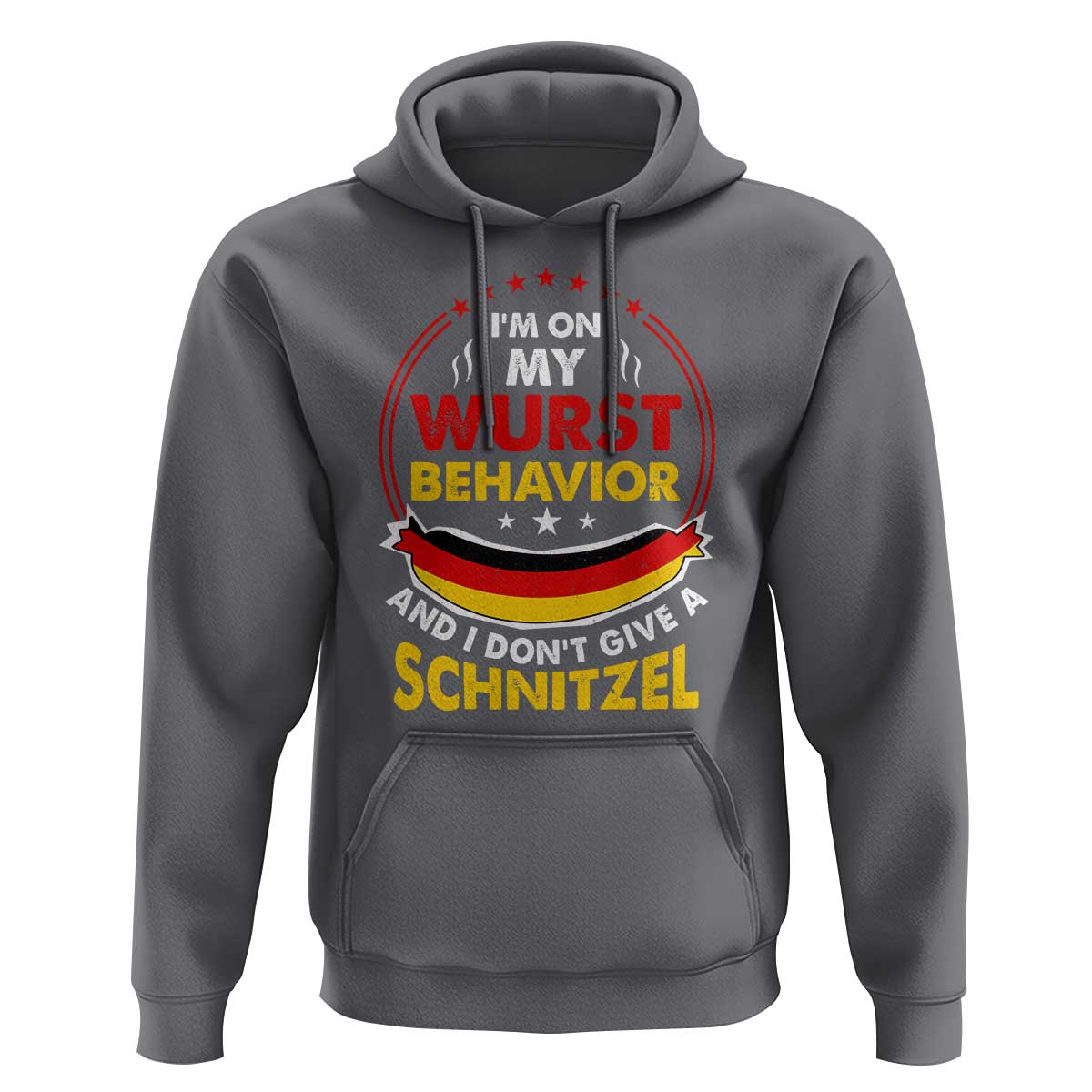 Oktoberfest Hoodie On My Wurst Behavior I Dont Give A Schnitzel German Beer - Wonder Print Shop