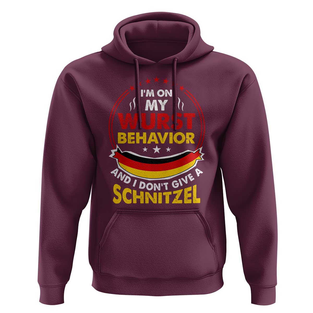 Oktoberfest Hoodie On My Wurst Behavior I Dont Give A Schnitzel German Beer - Wonder Print Shop