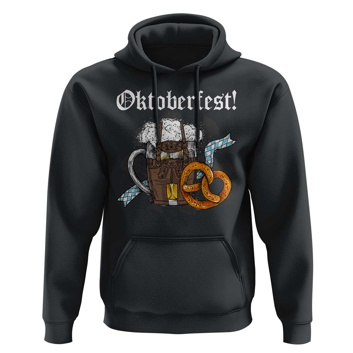 Oktoberfest Hoodie Bavaria German Beer Pretzel - Wonder Print Shop