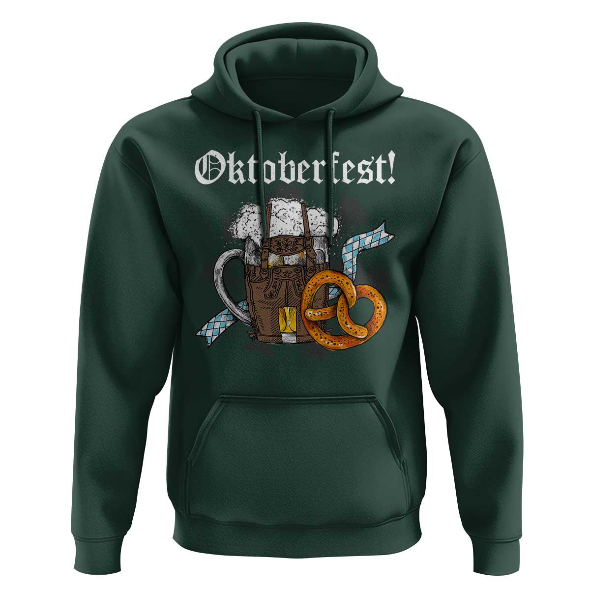 Oktoberfest Hoodie Bavaria German Beer Pretzel - Wonder Print Shop