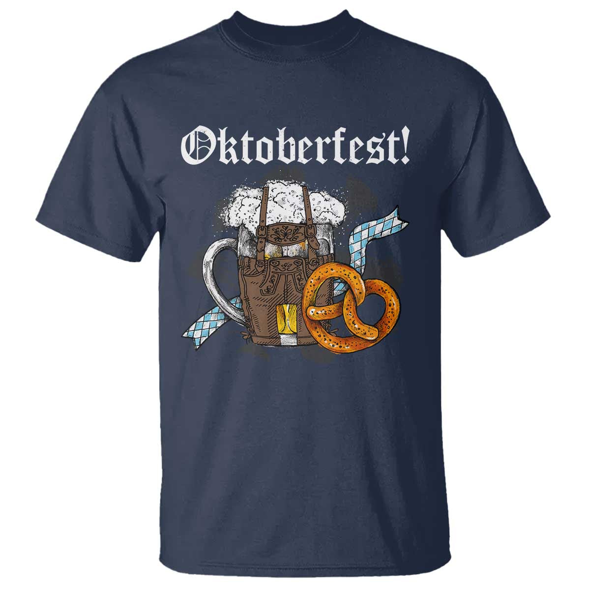 Oktoberfest T Shirt Bavaria German Beer Pretzel - Wonder Print Shop
