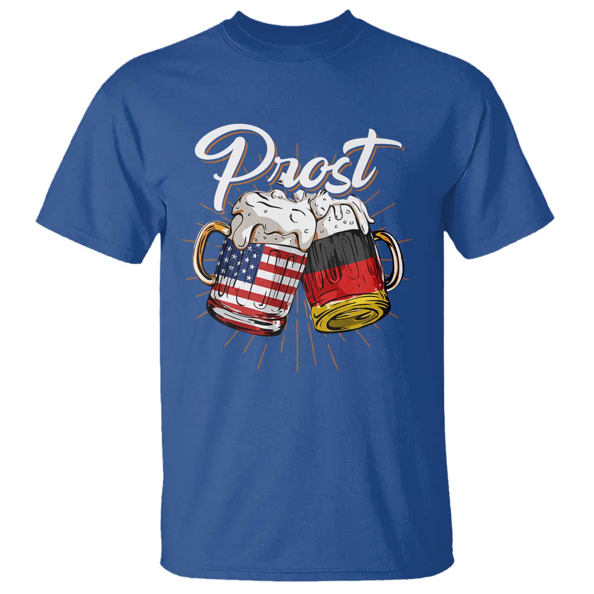 Oktoberfest  Prost Beer German American T Shirt - Wonder Print Shop