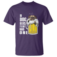 Funny Beer Lover T Shirt In Dog Beers I've Only Had One - Wonder Print Shop
