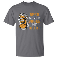 Funny Beer Lover T Shirt Beer Never Broke My Heart - Wonder Print Shop