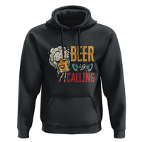 Funny Beer Is Calling Hoodie - Wonder Print Shop