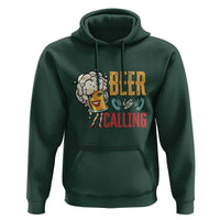 Funny Beer Is Calling Hoodie - Wonder Print Shop